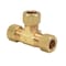 Thrifco Plumbing No. 64-C 3/8 Inch Lead-Free Brass Compression Tee 4401067 - alternate 1